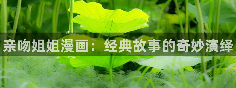 喵趣阁：亲吻姐姐漫画：经典故事的奇妙演绎